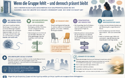 Wenn die Gruppe fehlt und dennoch präsent bleibt